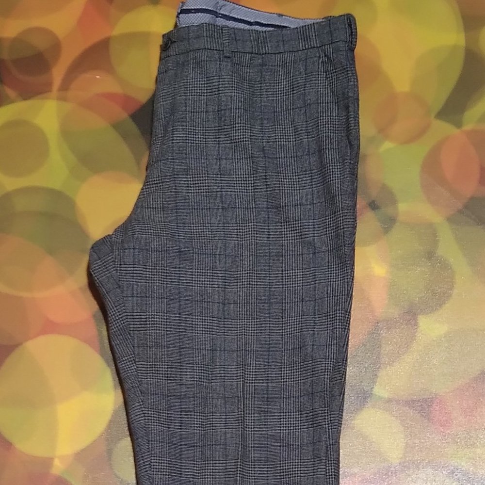 TOMMY HILFIGER PLAID DRESS PANTS